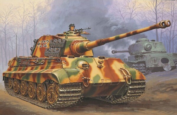Revell - Tiger II Ausf. B Model Tank Byggesæt - 1:72 - 63129