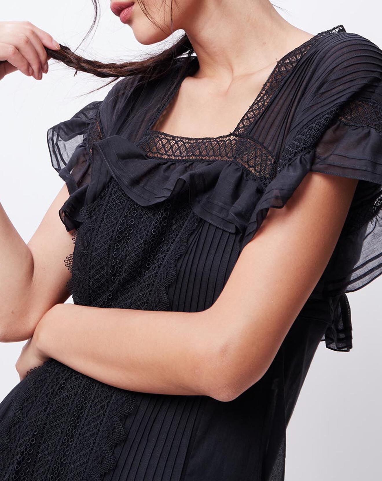 John Galliano Robe Baby noire