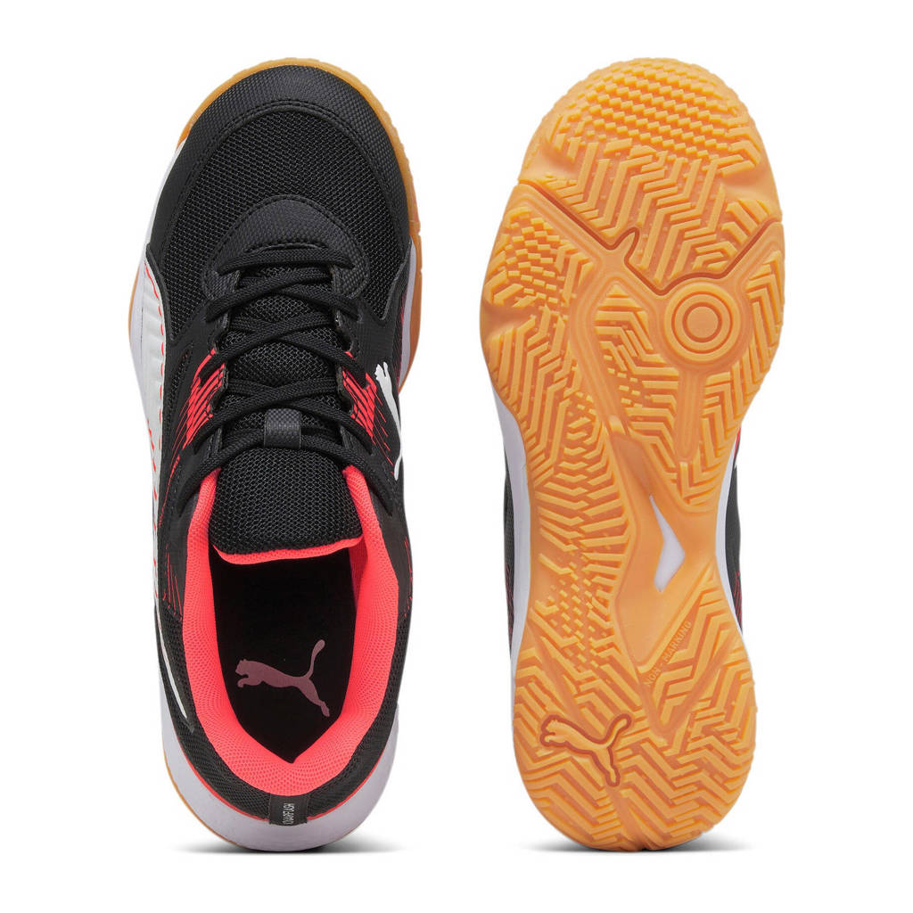 Puma Solarflash Jr II junior voetbalschoenen zwart/wit/rood