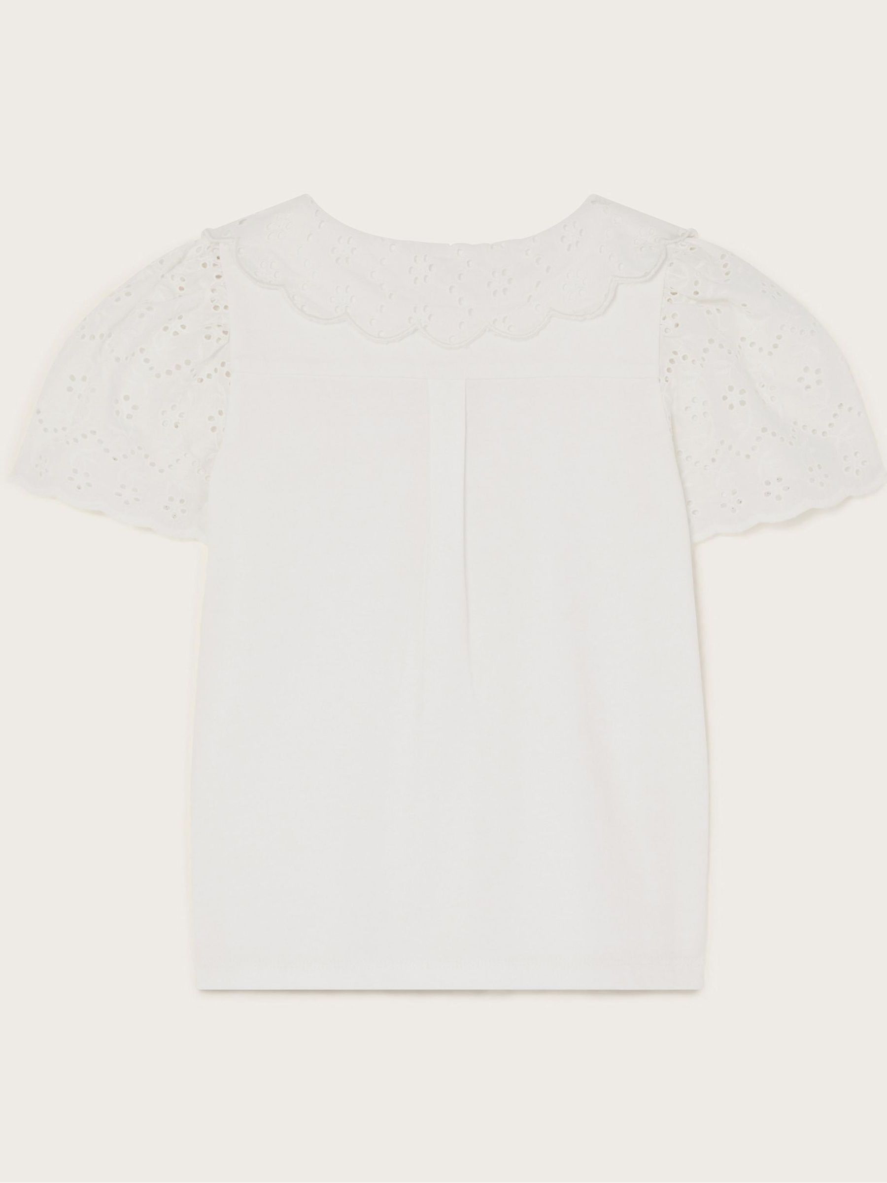 Monsoon jersey blouse met broderie