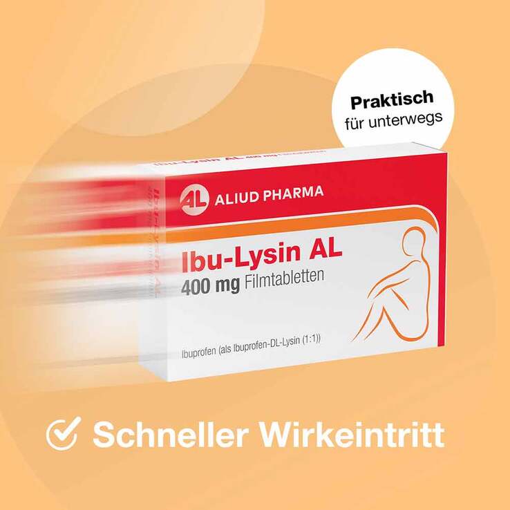 Ibu-Lysin AL 400 mg Filmtabletten, 10 St