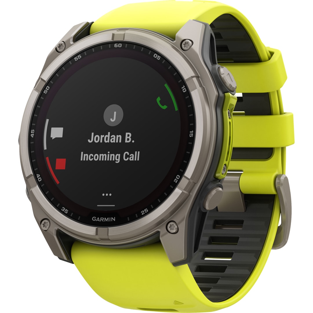 Garmin Fenix 8 - 51mm SOLAR Sapphire Graphit / Gelb