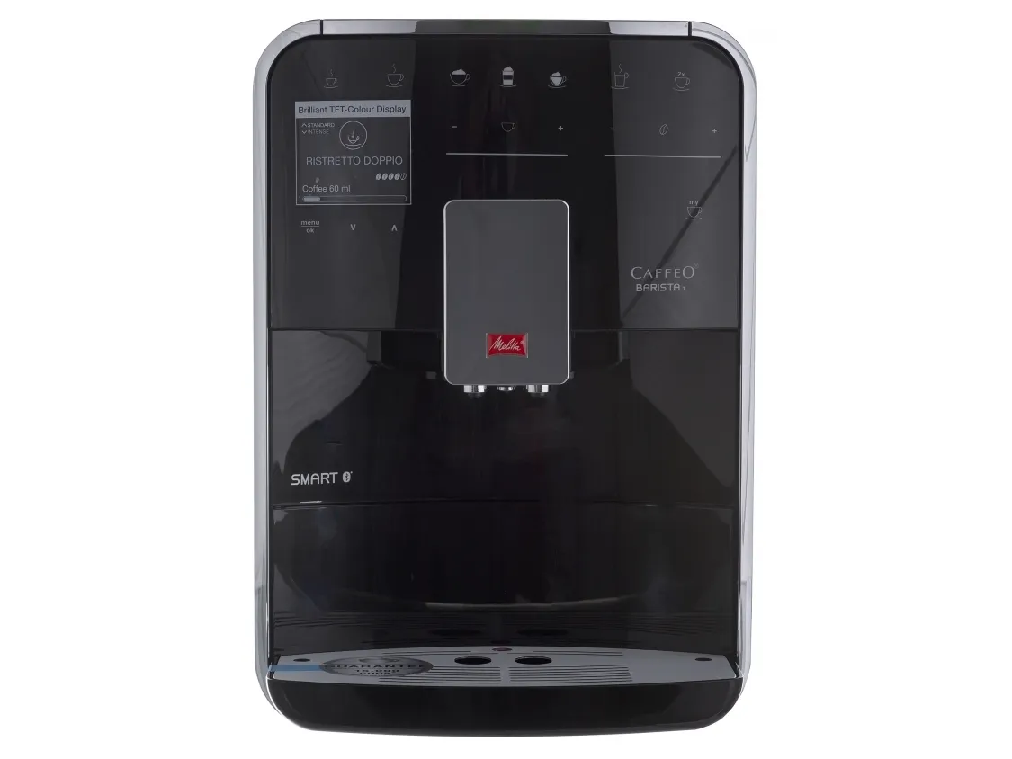 Melitta CAFFEO Barista T Smart F83/0-102 - Automatisk kaffemaskine med mælkeskummer - 15 bar - sort
