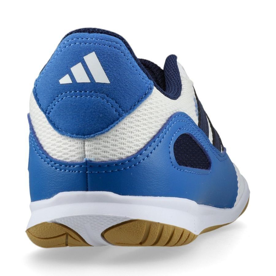 adidas Super Sala III IC - Blanc/Bleu Marine/Argenté Enfant