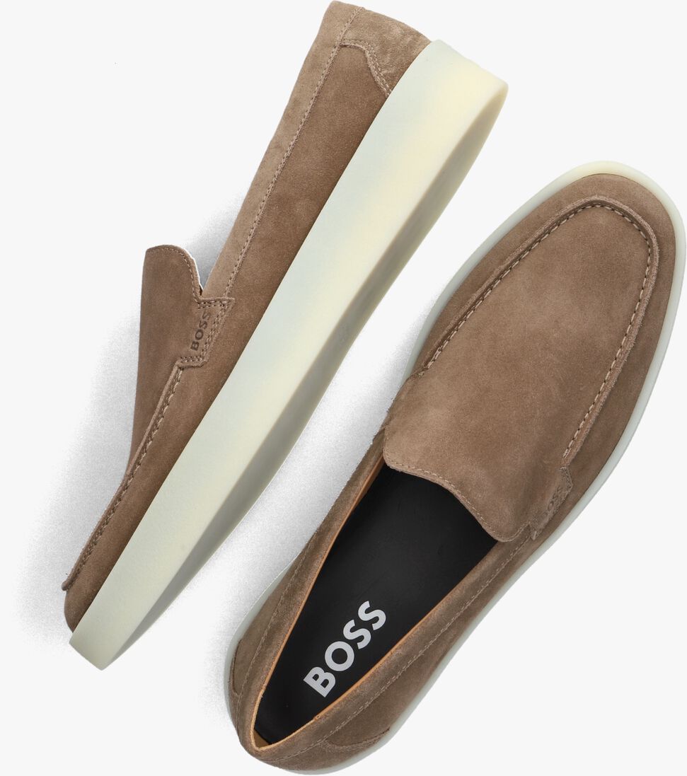 BOSS beige boss instappers clay loafer