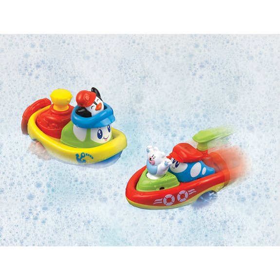 Bateau de bain et capitaine
