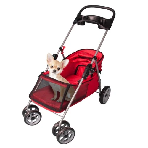 Carrinho de transporte dobrável para animais de estimação Flamingo