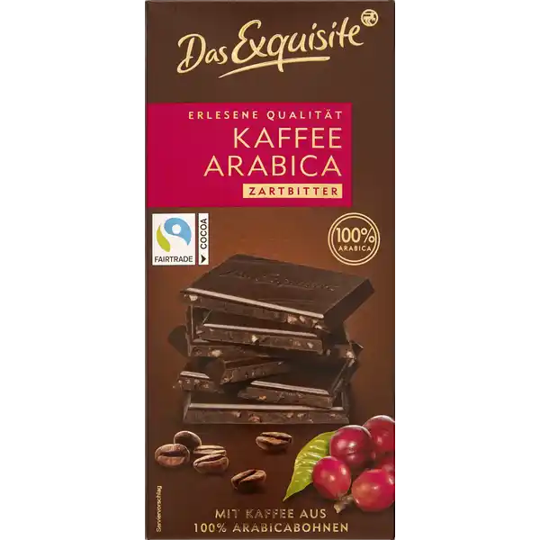 Kaffee Arabica Zartbitter Schokolade