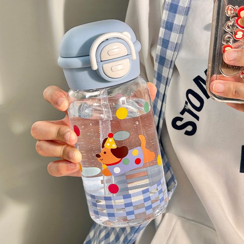 Momoi - Thee-infuser drinkfles met hondenprint