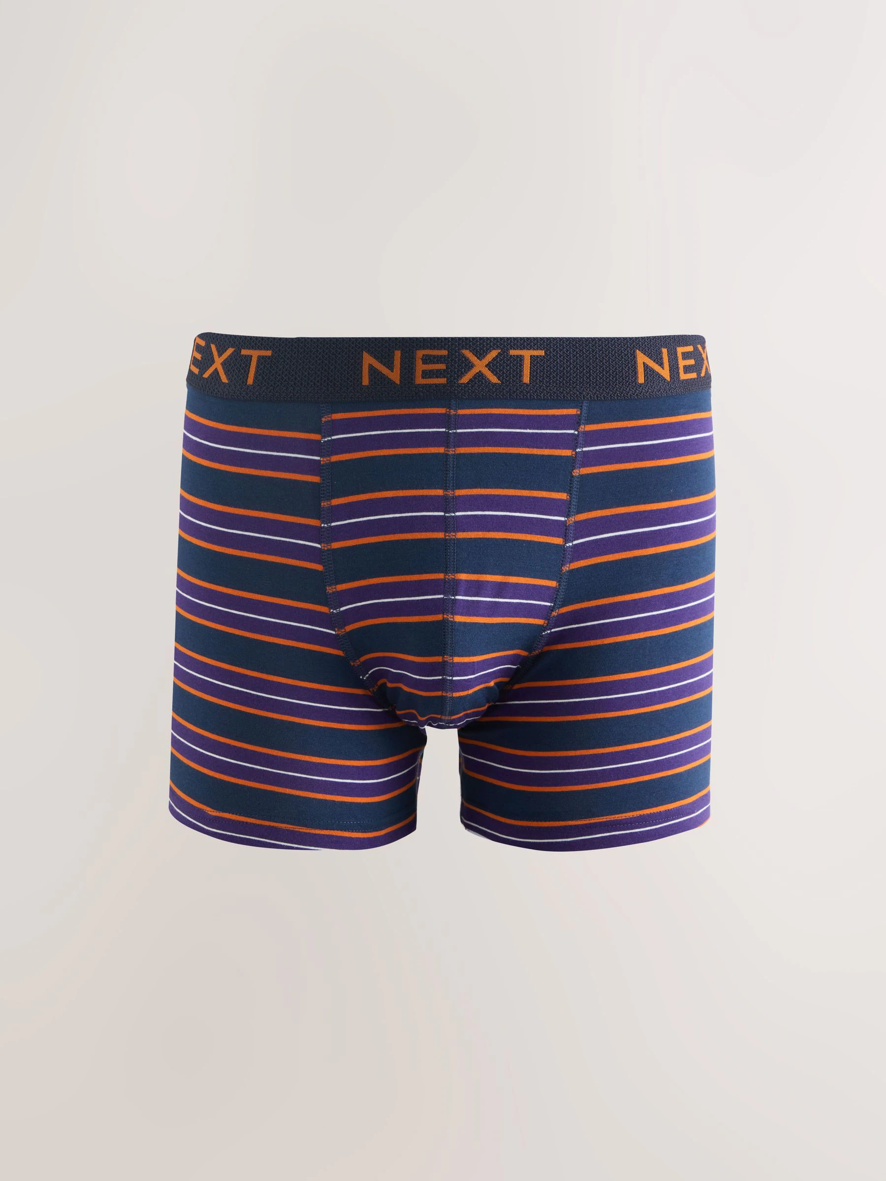 Navy Colour Stripe - Verpakking van 5 - Boxershorts