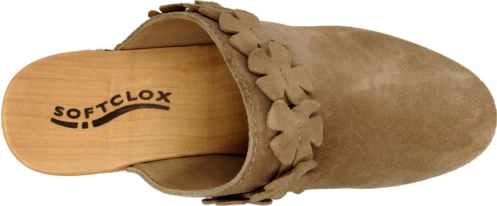 Softclox Clog HERMINE Kaschmir taupe natur