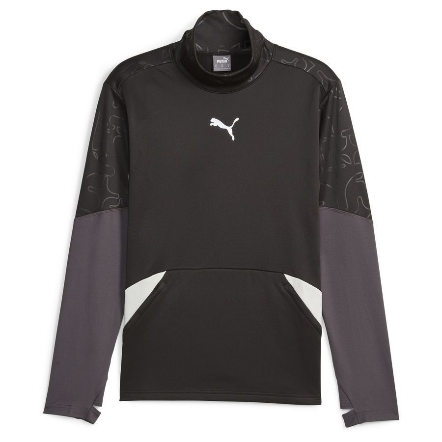 PUMA Maillot d'Entraînement individualWINTERIZED - Noir/Gris