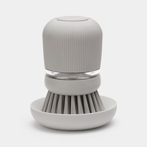 Zeepdispenser Afwasborstel Mid Grey