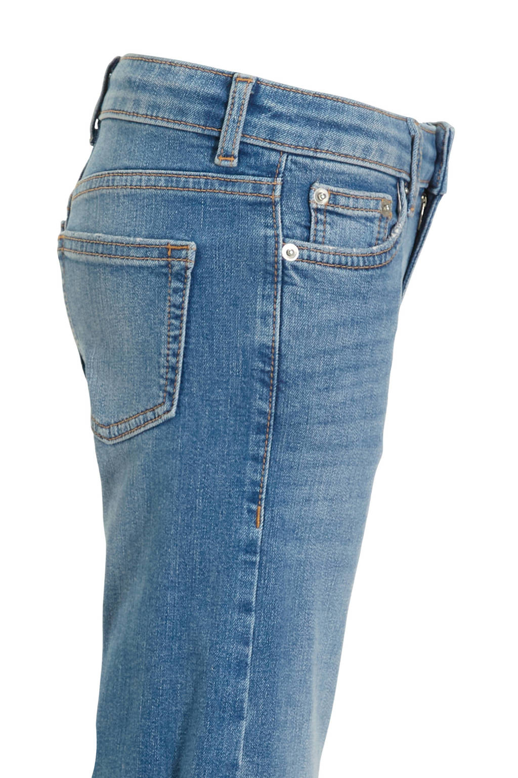 anytime wide leg jeans medium blauw