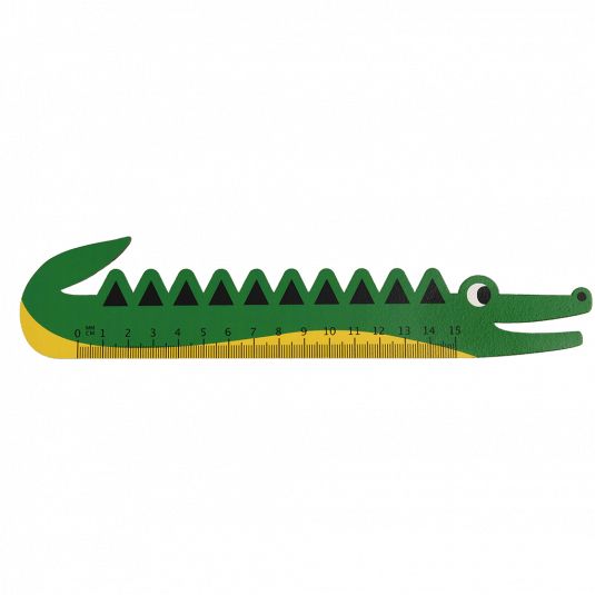 Règle en bois crocodile Rex London