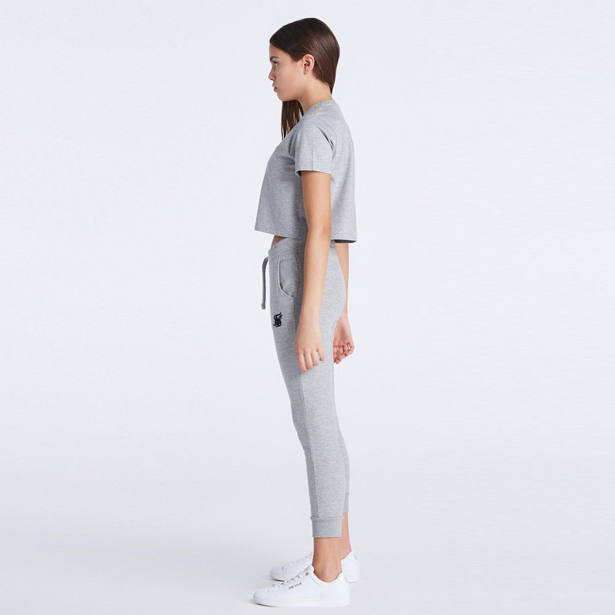 SikSilk Cropped T Shirt Juniors