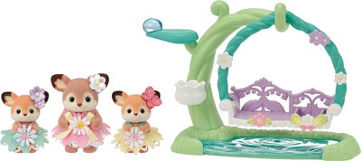 Sylvanian Families Figursett Hjortebabyer med Blomsterhuske