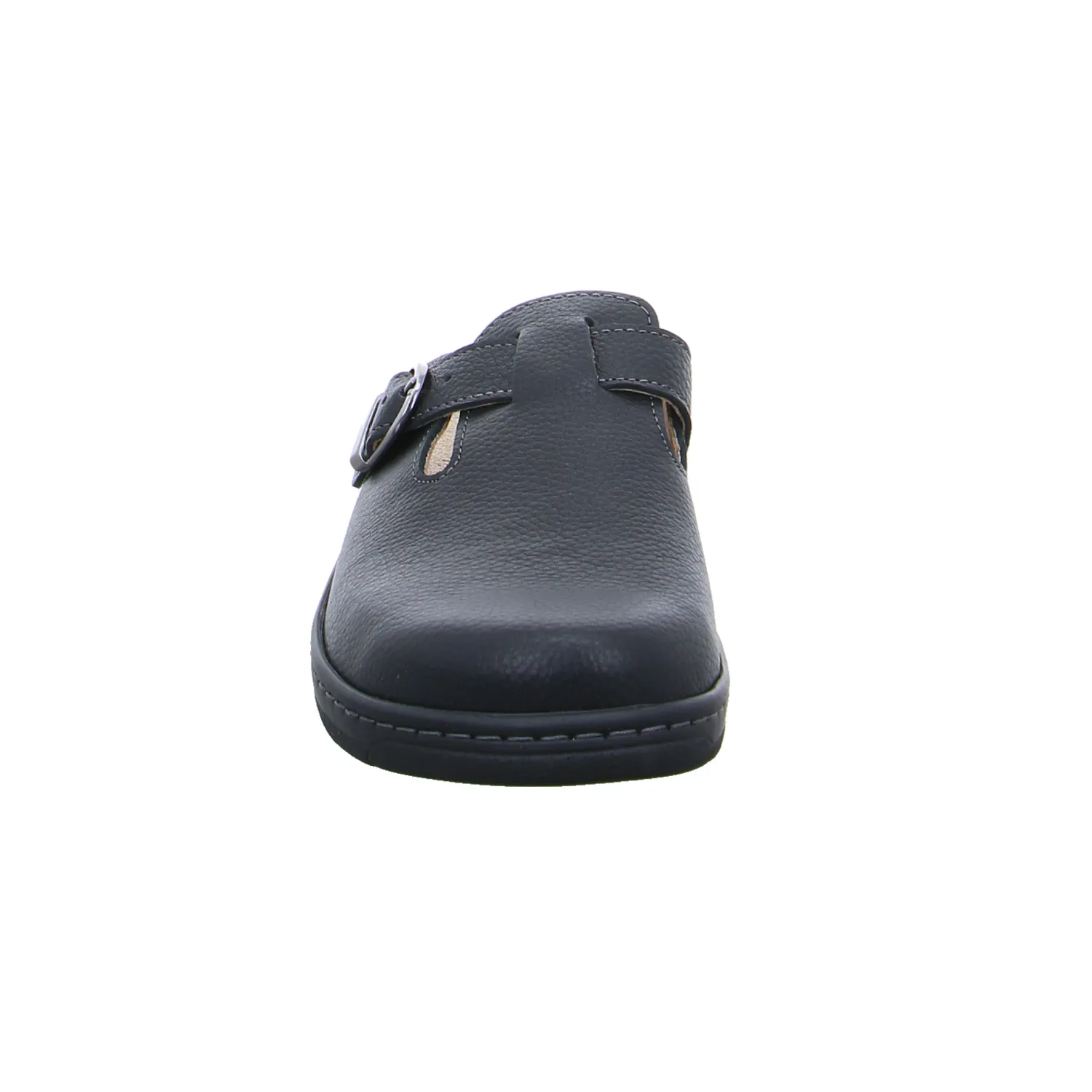 BIO-PORT Bio-Mûles Schwarz Leder