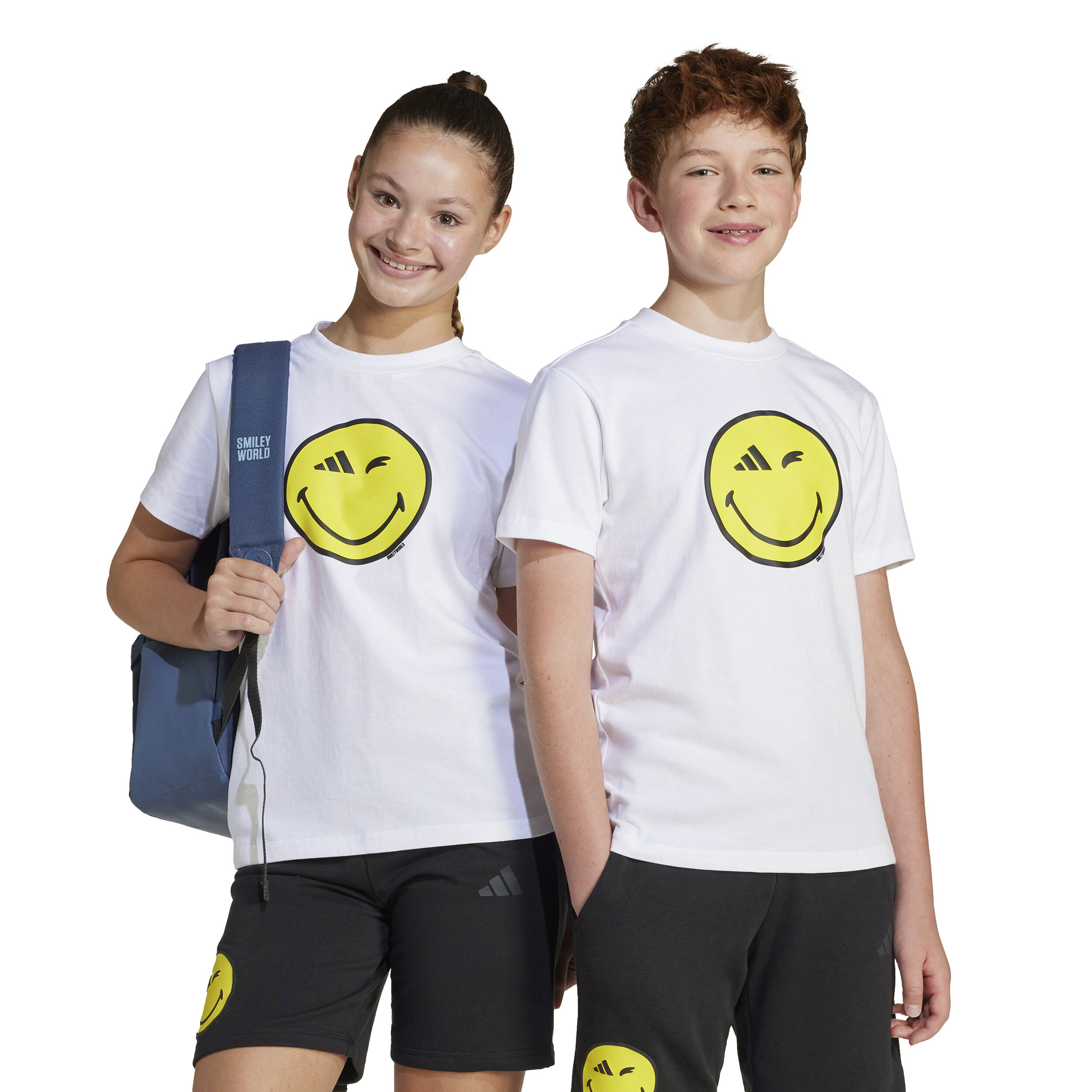 adidas Smileyworld Graphic T-shirt Enfants - Blanc , Jaune