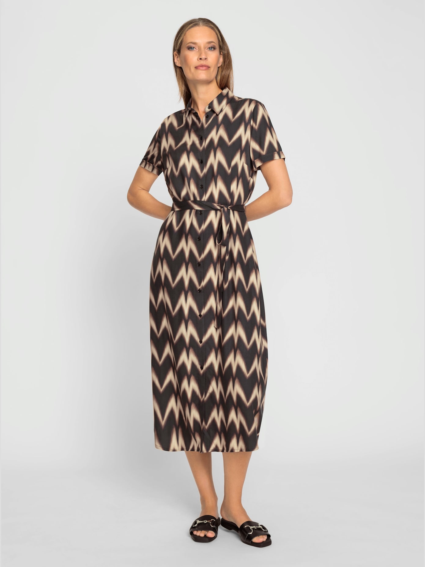 Robe-chemisier qualité tissée