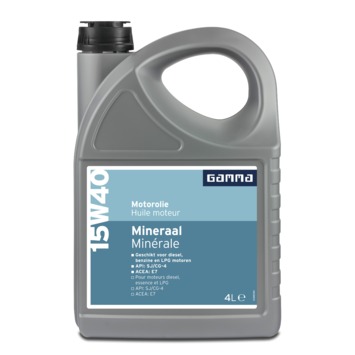 GAMMA motorolie 15W40 mineraal 4 liter