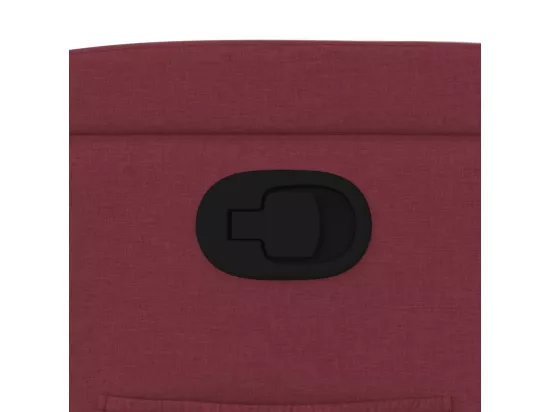 Fauteuil inclinable Rouge bordeaux Tissu