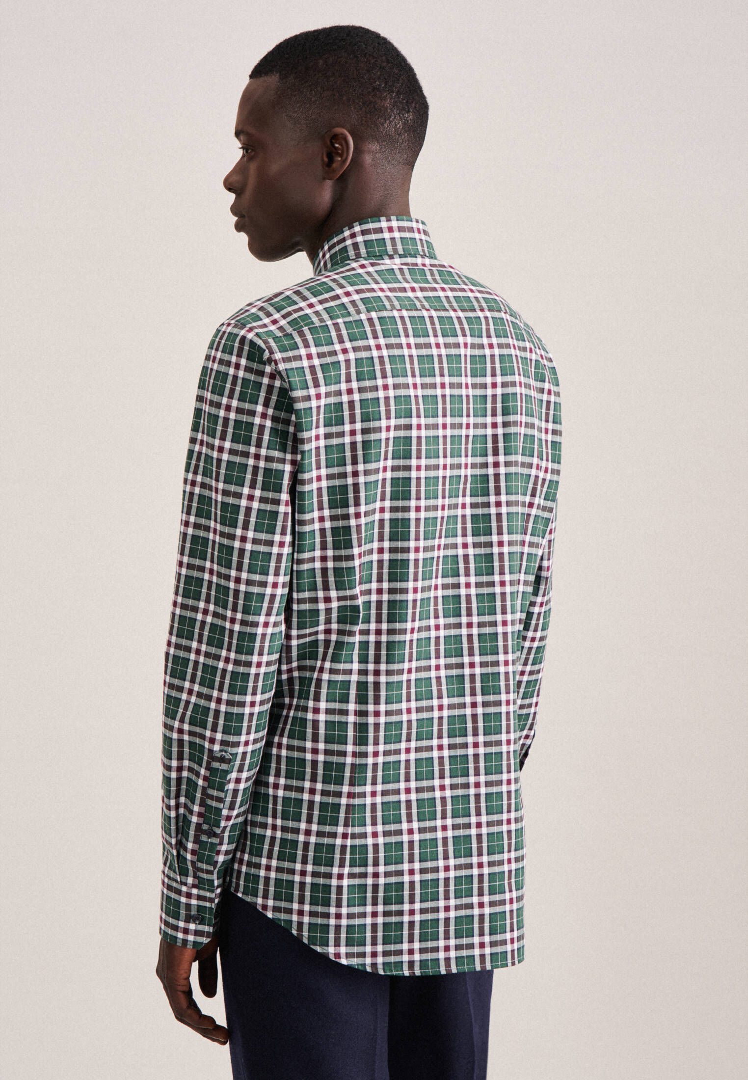 Seidensticker| Herren Flanellhemd Slim