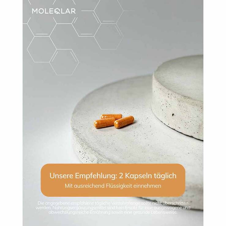 Moleqlar Curcusome Curcurmin Complex Kapseln, 60 St