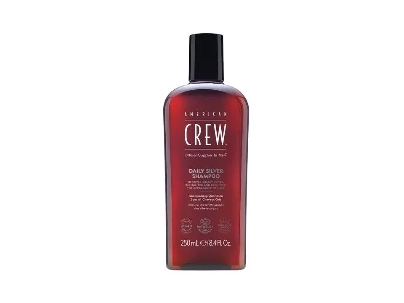 Sampon American Crew Daily Silver, Par grizonat/alb, 250 ml