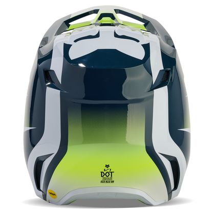 Casque cross Fox V1 - FLORA 2024 - Bleu