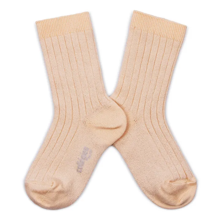 Collégien Chaussettes Victoire | Rose poudré