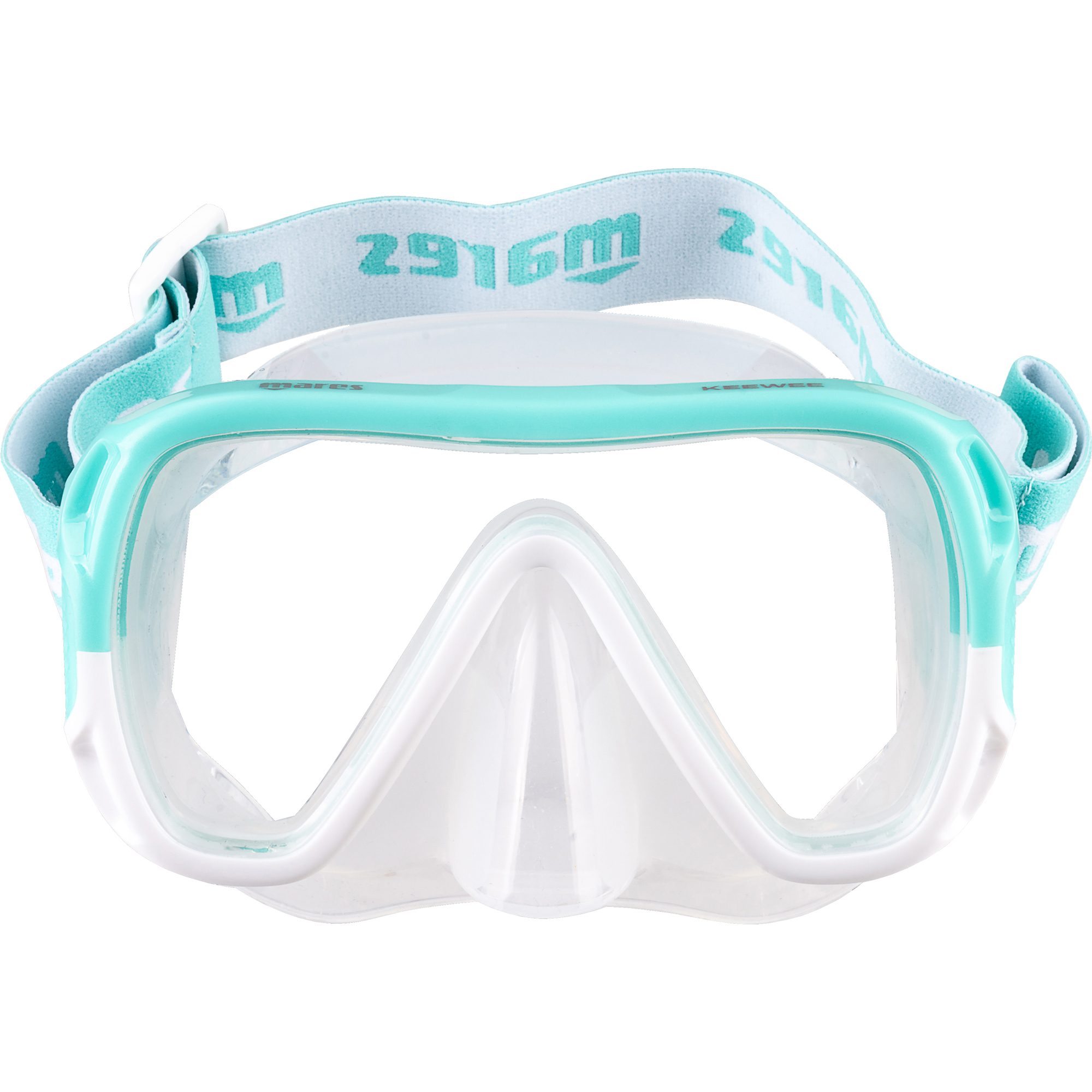 Mares Keewee Combo Schnorchelset mint white clear