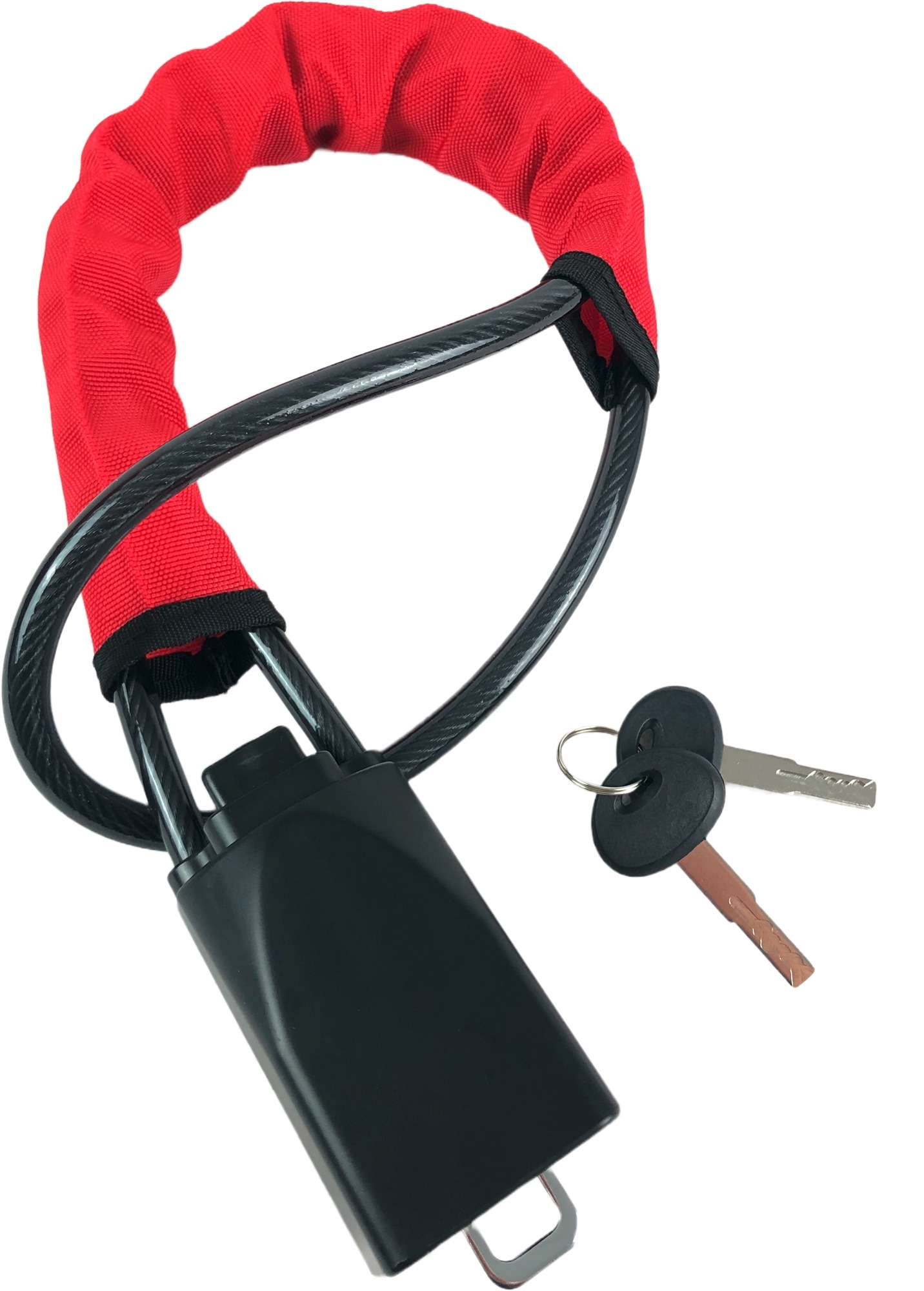HP Lenkradschloss aus geflochtenem Stahldraht  72 cm