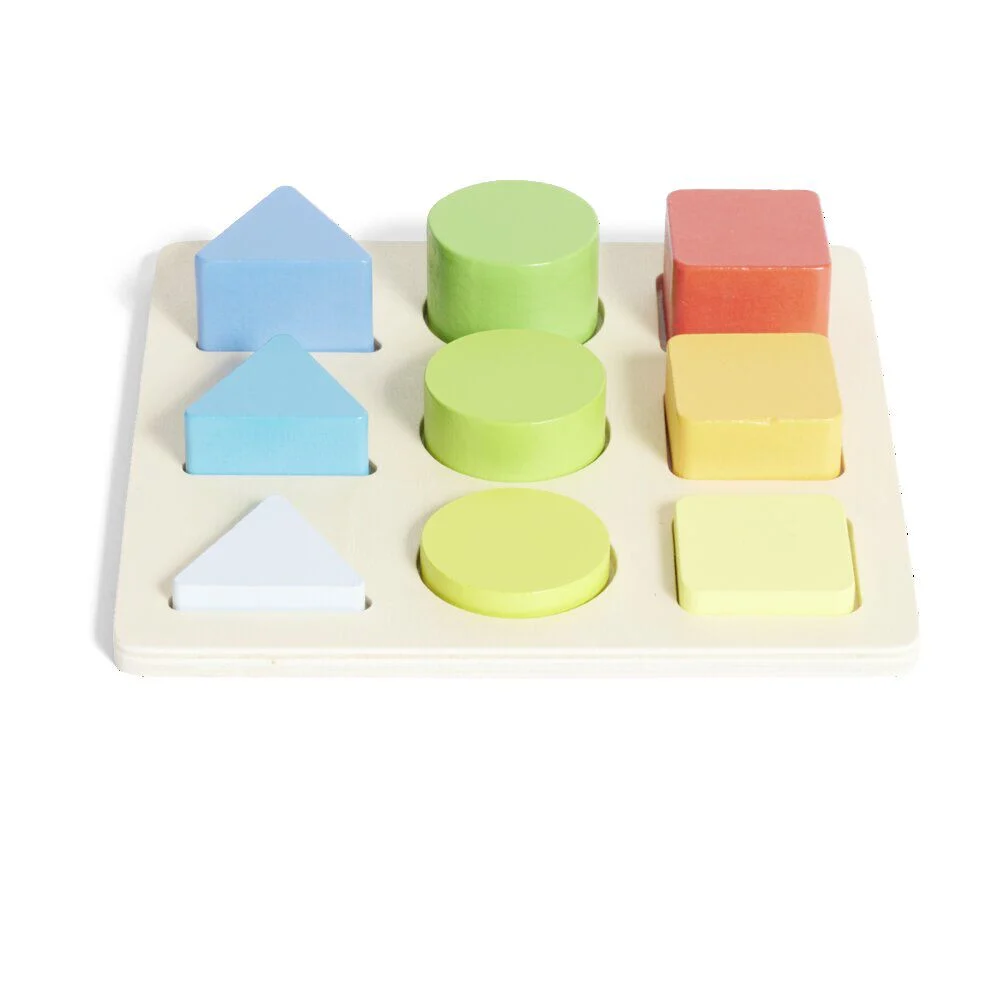 Jeu du tic tac forme en bois