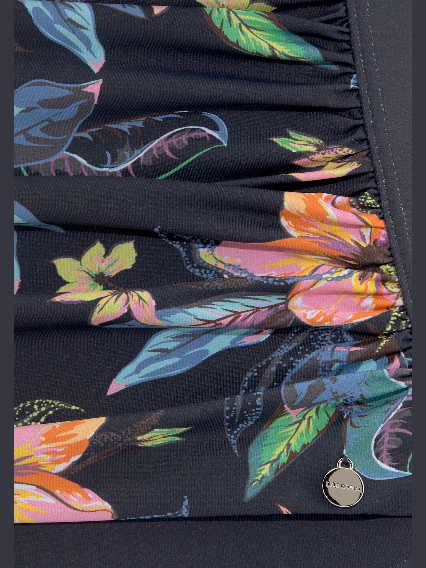 Maillot de bain empiècement floral