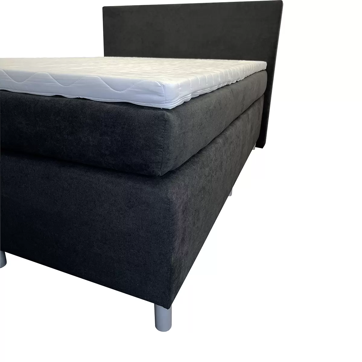 Boxspringbett Grenchen 140 x 200 Schwarz