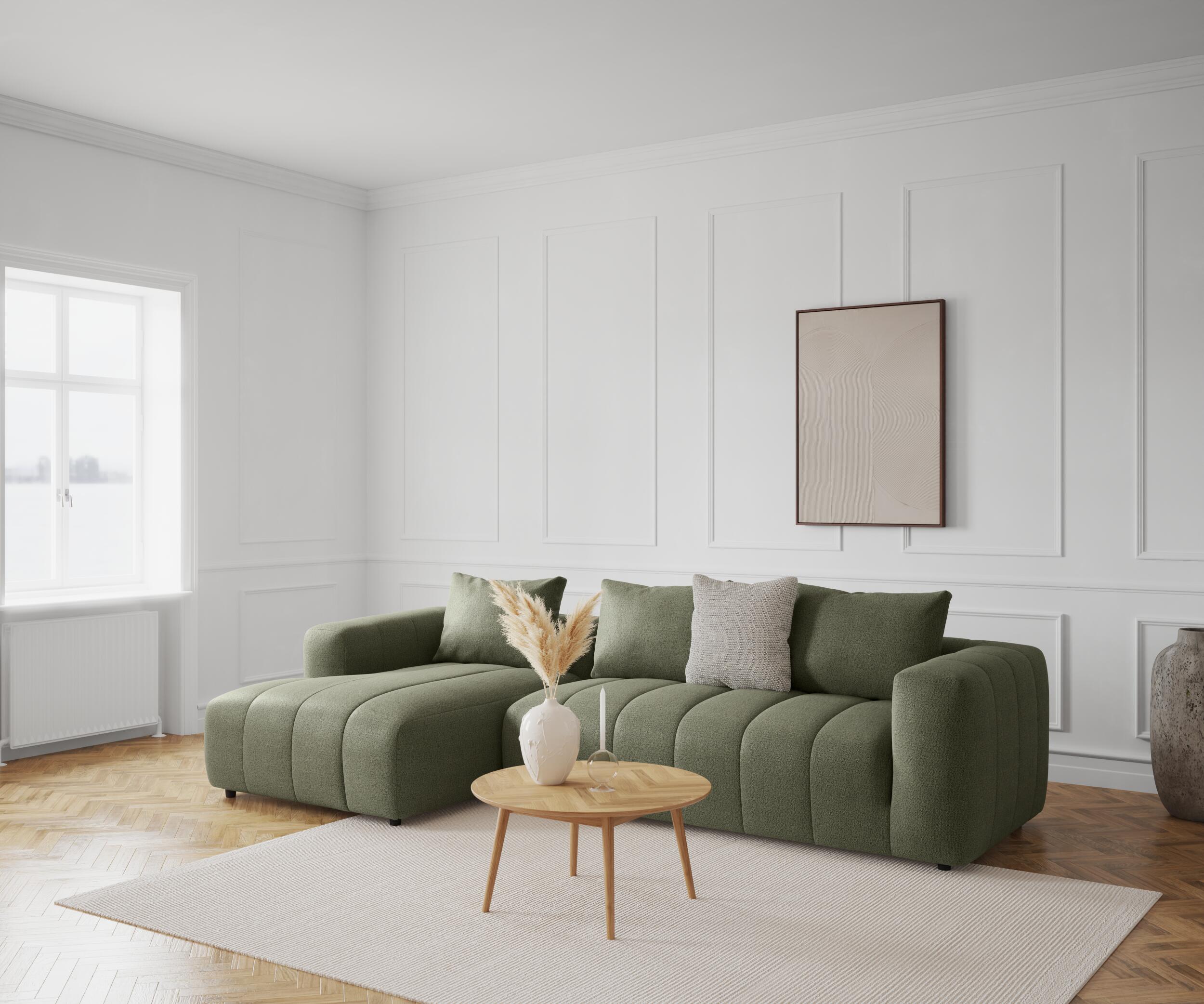 Ingvar venstrevendt sofa med chaiselong