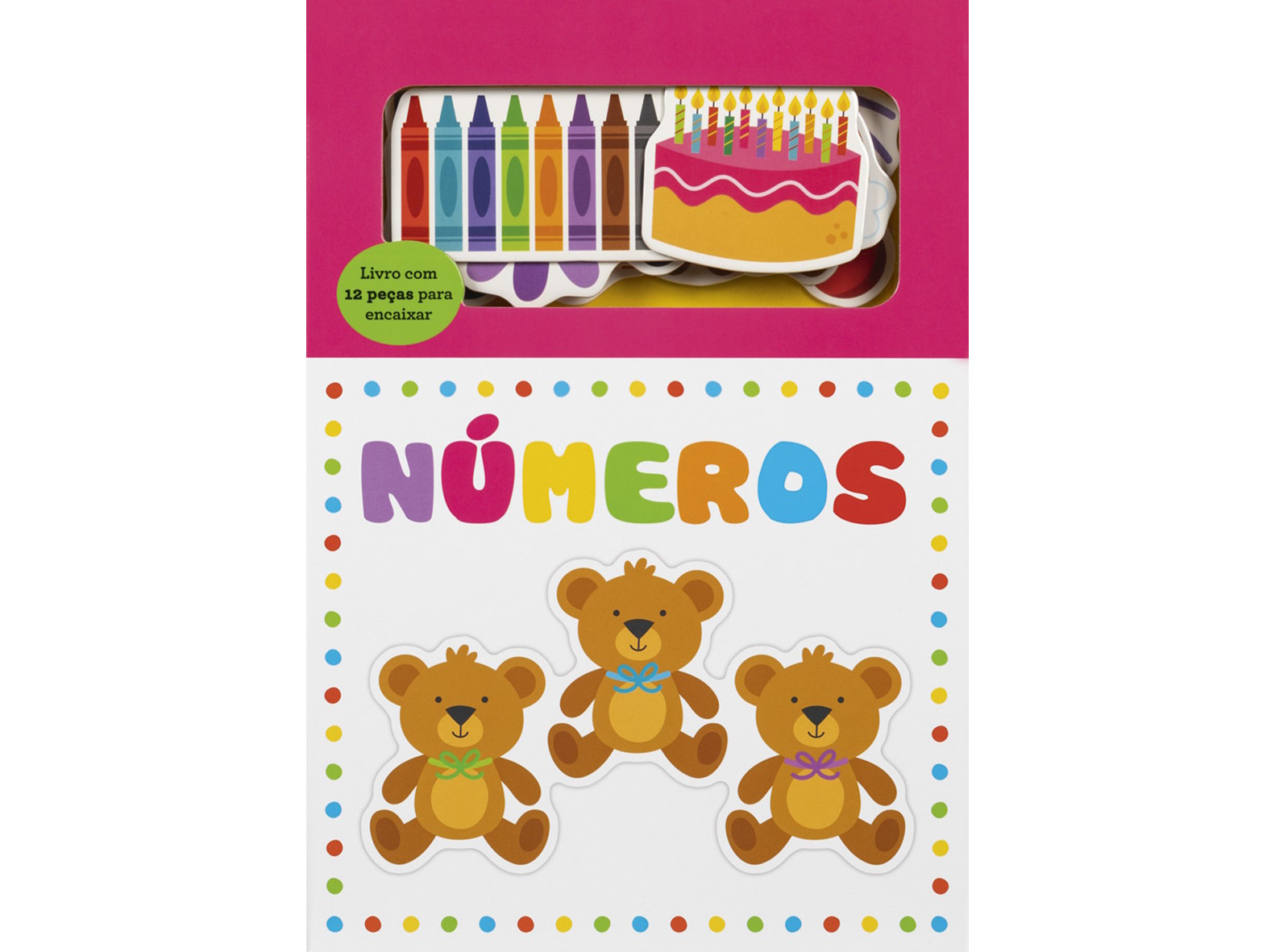 LIVRO NÚMEROS - LIVRO COM 12 PEÇAS PARA ENCAIXAR