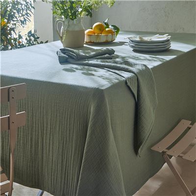 Linge de table en gaze de coton