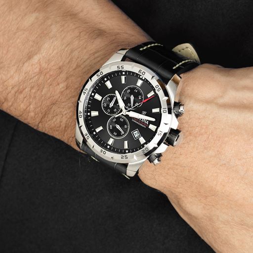 Festina Chronograph 20692 Herreur, Black, 45 mm