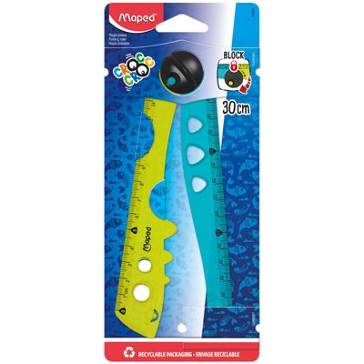 Maped Croc Croc - Règle pliable - 15 cm - disponible dans différentes couleurs