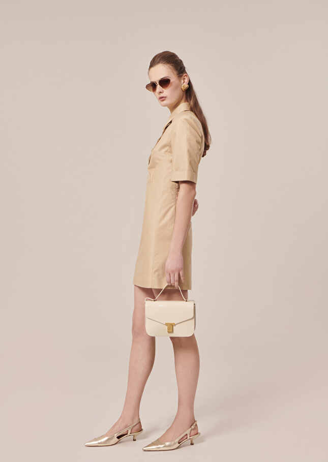 Robe Robinbeige en coton