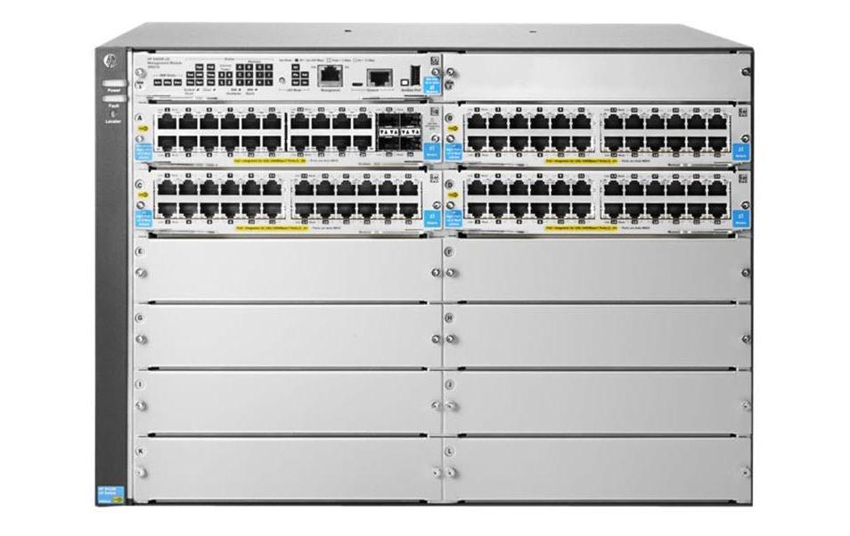 PoE+ Switch 5412R-92G-PoE+/4SFP+ 96 Port<br>Chassis Switch mit 12 Einschüben