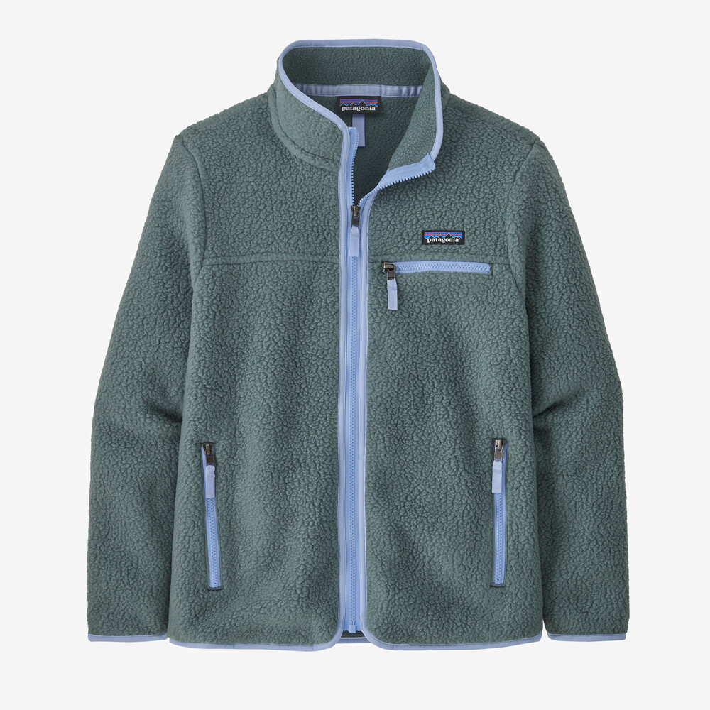 Damen-Retro-Fleecejacke