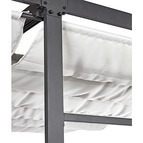 Java pergola stel inkl. lysegråt cover
