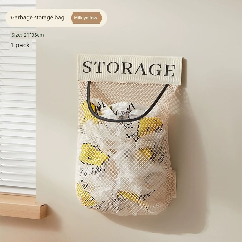 Worthbuy - Print Zelfklevende Mesh Hangende Organizer vard