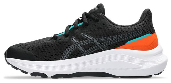 Chaussures Running Asics GT-1000 13 GS Noir/Orange Enfant