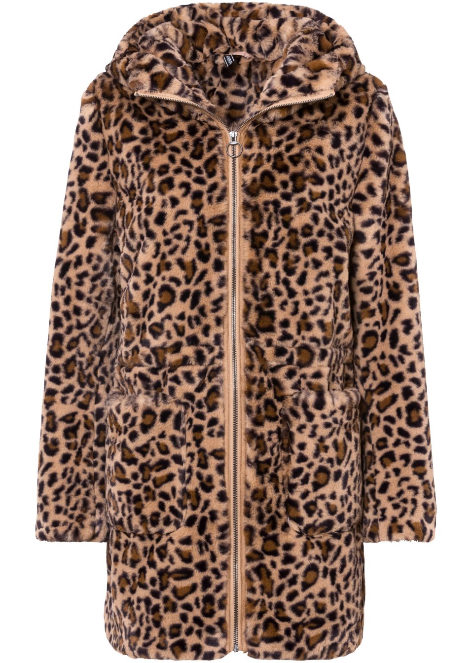 Veste en maille peluche