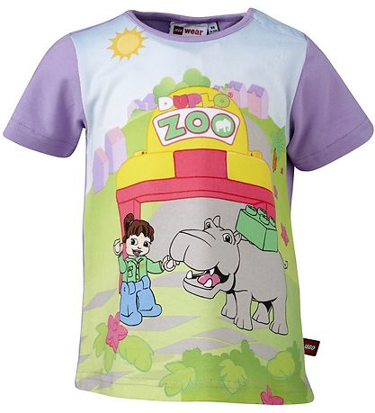 LEGO? Duplo T-shirt - Lavendel m. Zoo