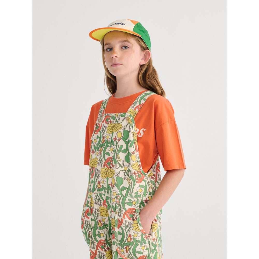Køb Bobo Choses Offwhite Farve Herbalist All Over Woven Dungaree